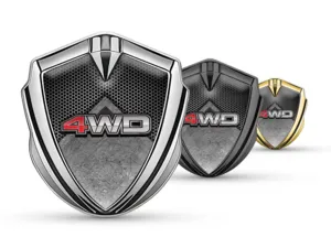 Emblem Silicon Badge Luxury Design Alloy Edge